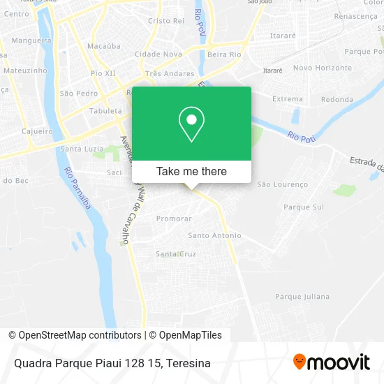Quadra Parque Piaui 128 15 map