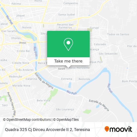 Quadra 325 Cj Dirceu Arcoverde II 2 map