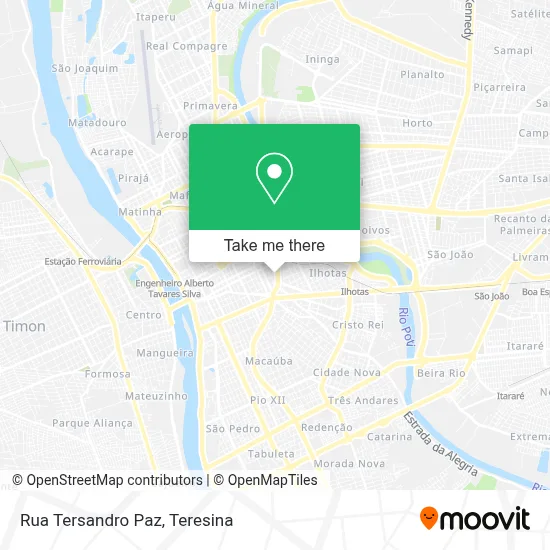 Rua Tersandro Paz map