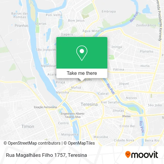 Rua Magalhães Filho 1757 map