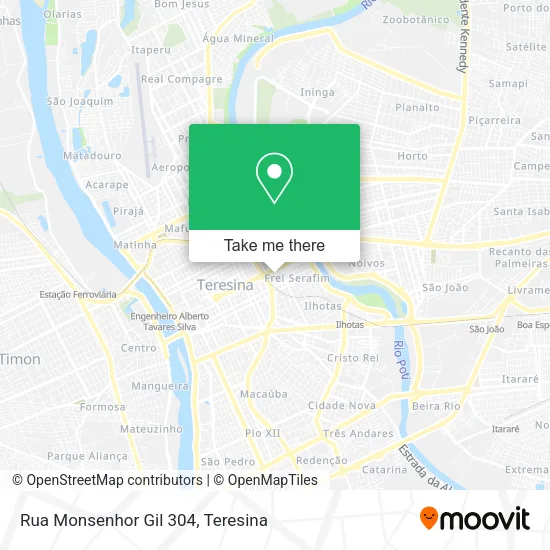 Rua Monsenhor Gil 304 map