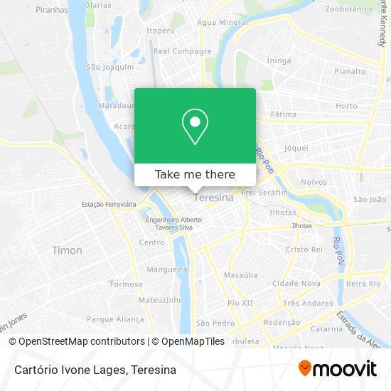 Mapa Cartório Ivone Lages