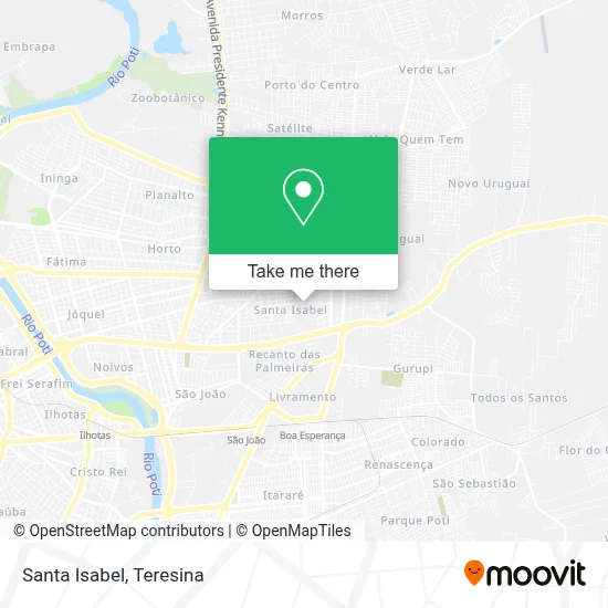 Santa Isabel map