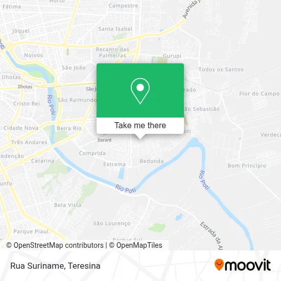 Rua Suriname map