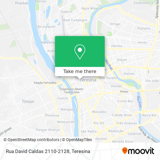 Mapa Rua David Caldas 2110-2128