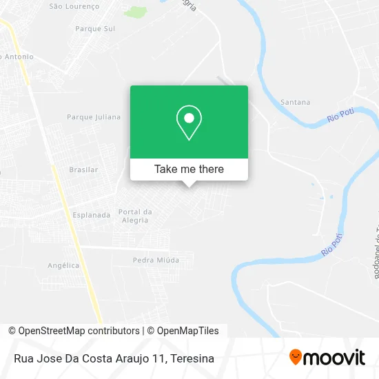Rua Jose Da Costa Araujo 11 map