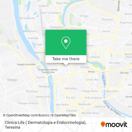 Clinica Life ( Dermatologia e Endocrinologia) map