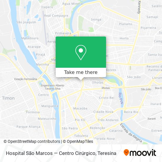 Hospital São Marcos — Centro Cirúrgico map