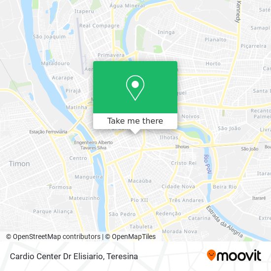 Cardio Center Dr Elisiario map