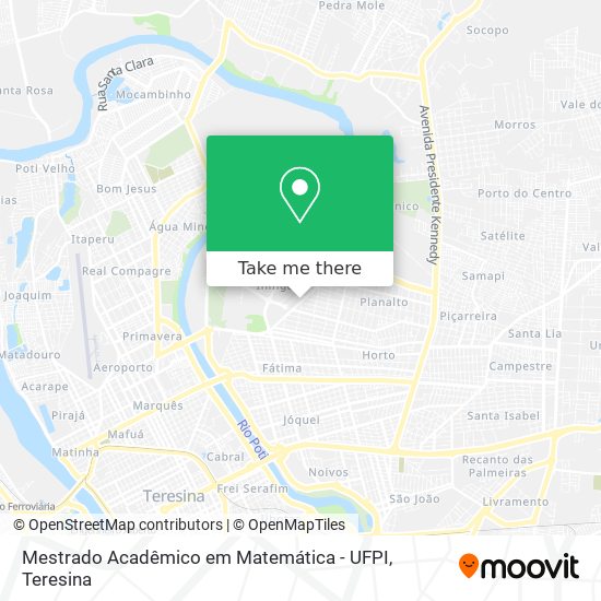 Mestrado Acadêmico em Matemática - UFPI map