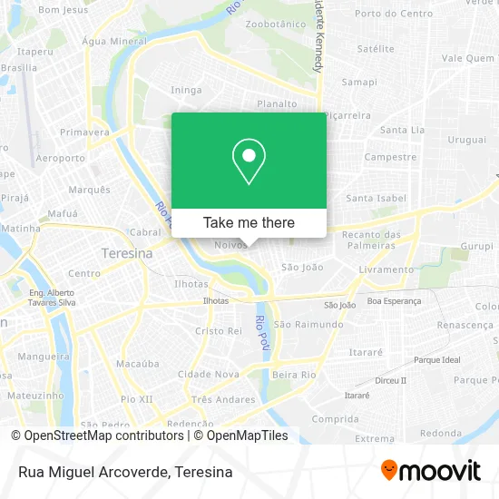 Rua Miguel Arcoverde map