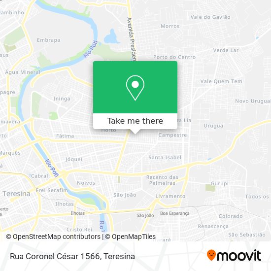 Rua Coronel César 1566 map