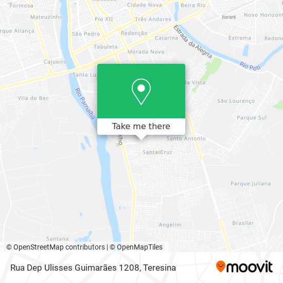 Rua Dep Ulisses Guimarães 1208 map