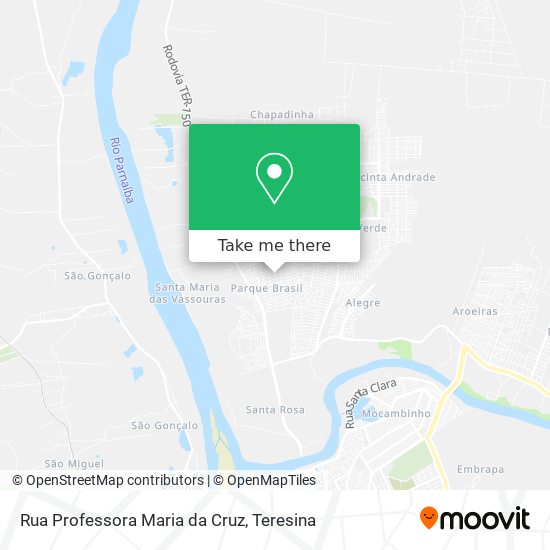 Rua Professora Maria da Cruz map