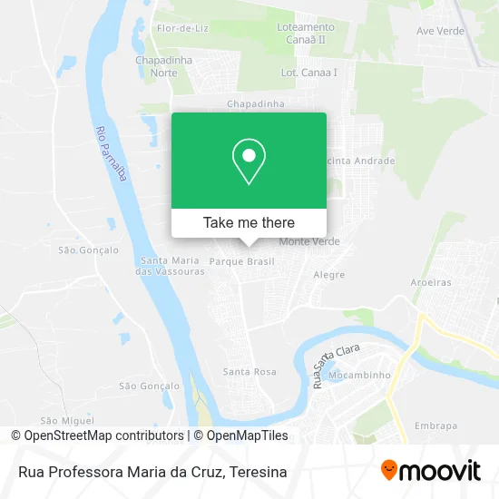 Rua Professora Maria da Cruz map