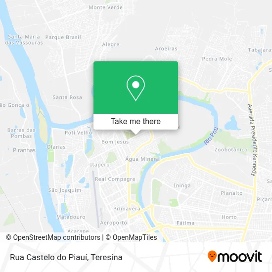 Rua Castelo do Piauí map
