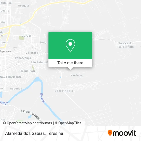 Alameda dos Sábias map