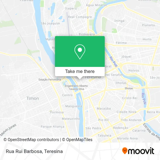 Rua Rui Barbosa map