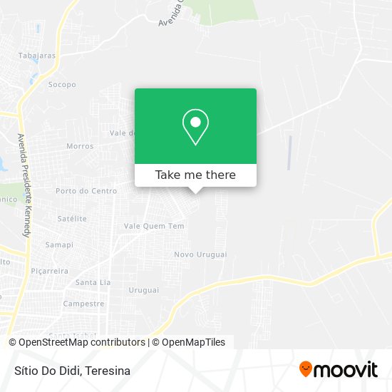 Sítio Do Didi map