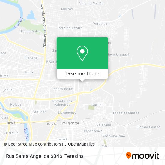Mapa Rua Santa Angelica 6046