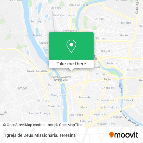 Igreja de Deus Missionária map