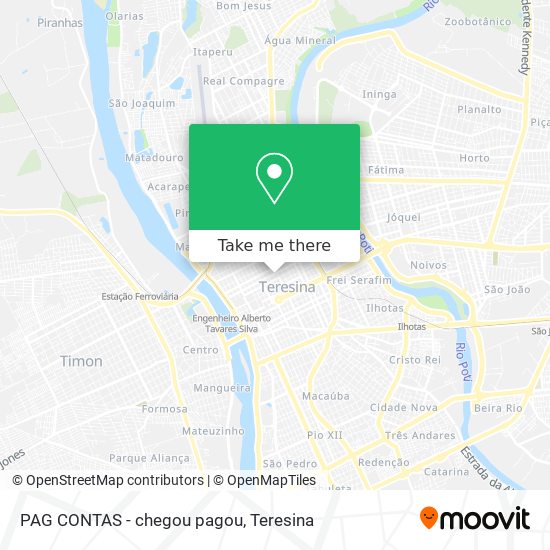 PAG CONTAS - chegou pagou map