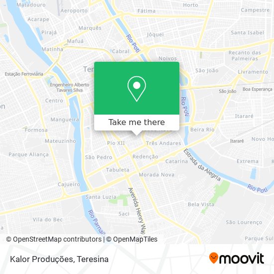Kalor Produções map