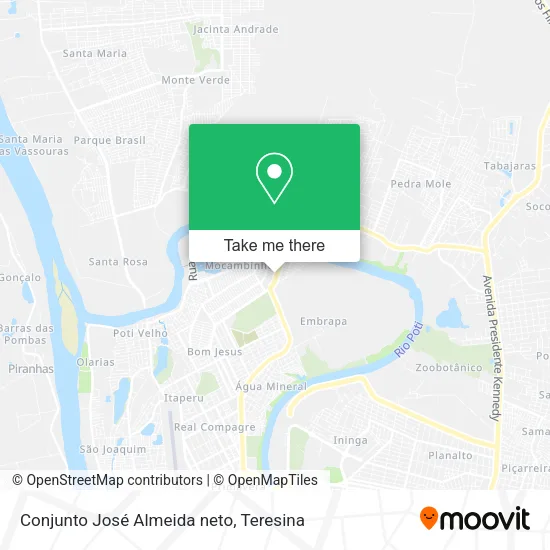 Conjunto José Almeida neto map