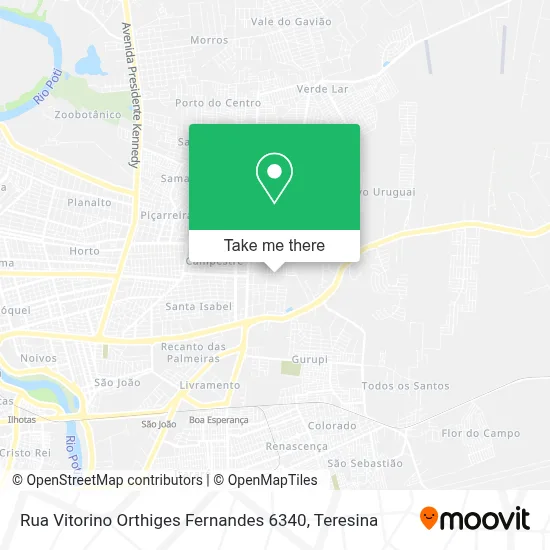 Rua Vitorino Orthiges Fernandes 6340 map