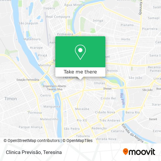 Clinica Previsão map