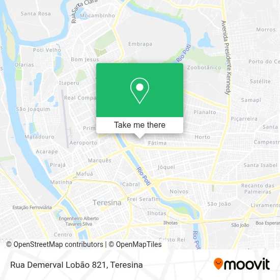 Rua Demerval Lobão 821 map