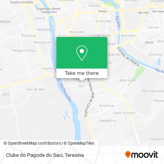 Clube do Pagode do Saci map