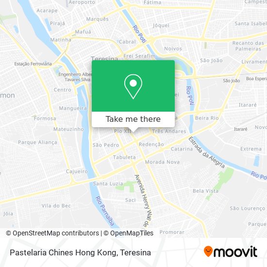 Pastelaria Chines Hong Kong map