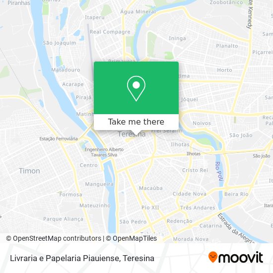 Livraria e Papelaria Piauiense map