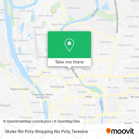 Mapa Skyler Rio Poty-Shopping Rio Poty