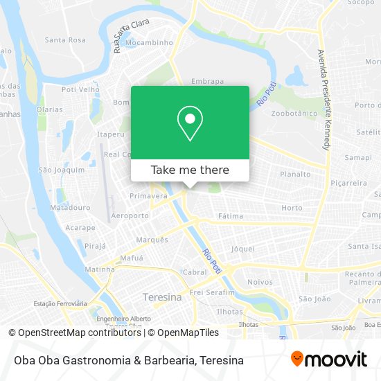 Oba Oba Gastronomia & Barbearia map
