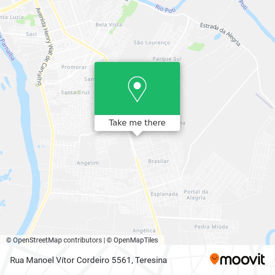 Rua Manoel Vítor Cordeiro 5561 map