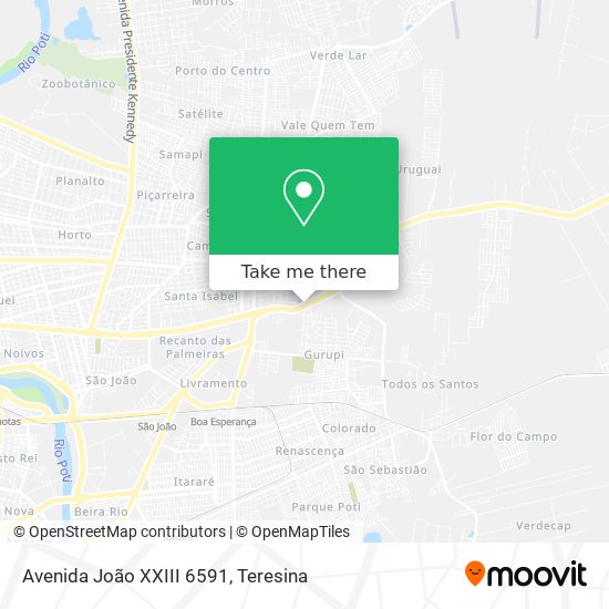 Avenida João XXIII 6591 map