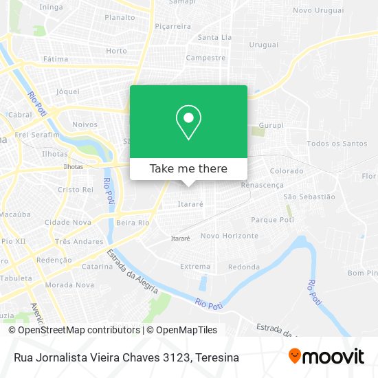 Mapa Rua Jornalista Vieira Chaves 3123