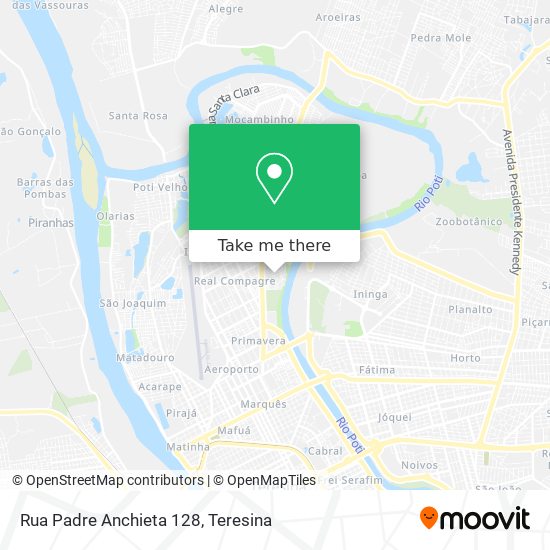 Mapa Rua Padre Anchieta 128