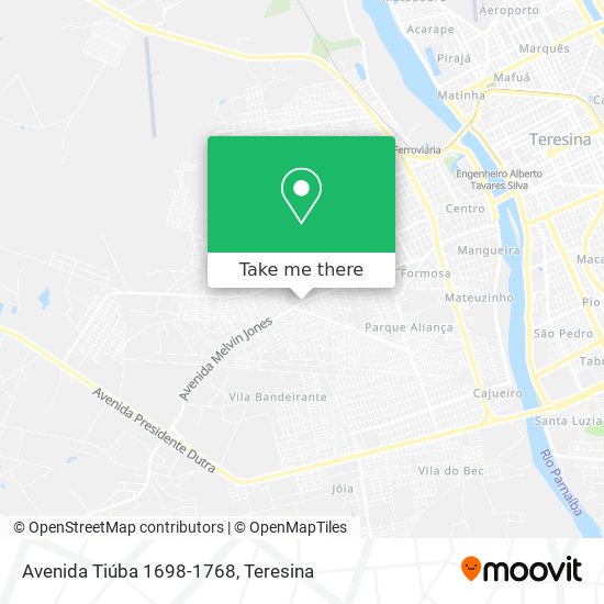 Avenida Tiúba 1698-1768 map