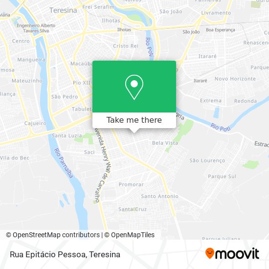 Rua Epitácio Pessoa map