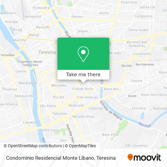 Condomínio Residencial Monte Líbano map