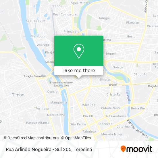 Rua Arlindo Nogueira - Sul 205 map