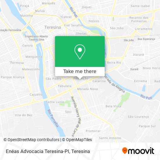 Enéas Advocacia Teresina-PI map