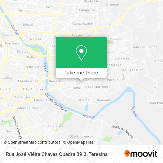 Rua José Viêira Chaves Quadra 39 3 map