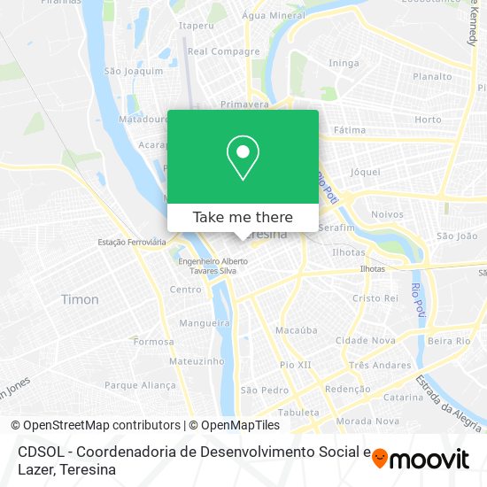 CDSOL - Coordenadoria de Desenvolvimento Social e Lazer map