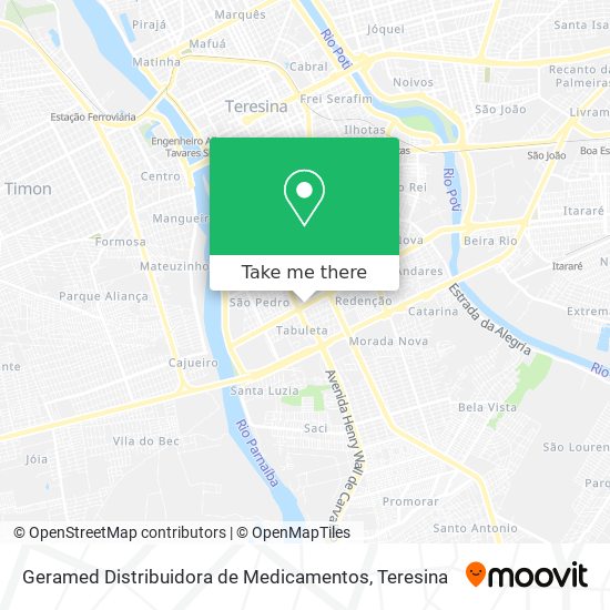 Geramed Distribuidora de Medicamentos map