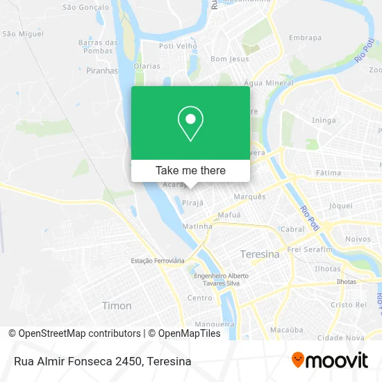 Rua Almir Fonseca 2450 map