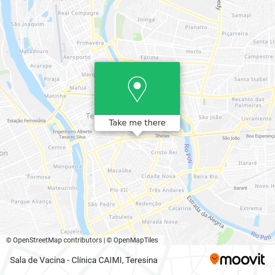 Sala de Vacina - Clínica CAIMI map